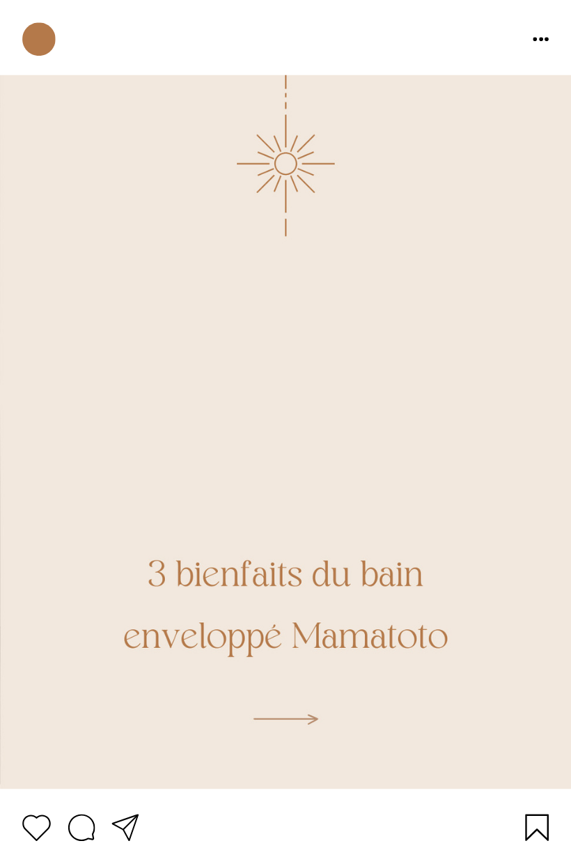 Exemple d'un post Instagram créé par l'Agence Innova