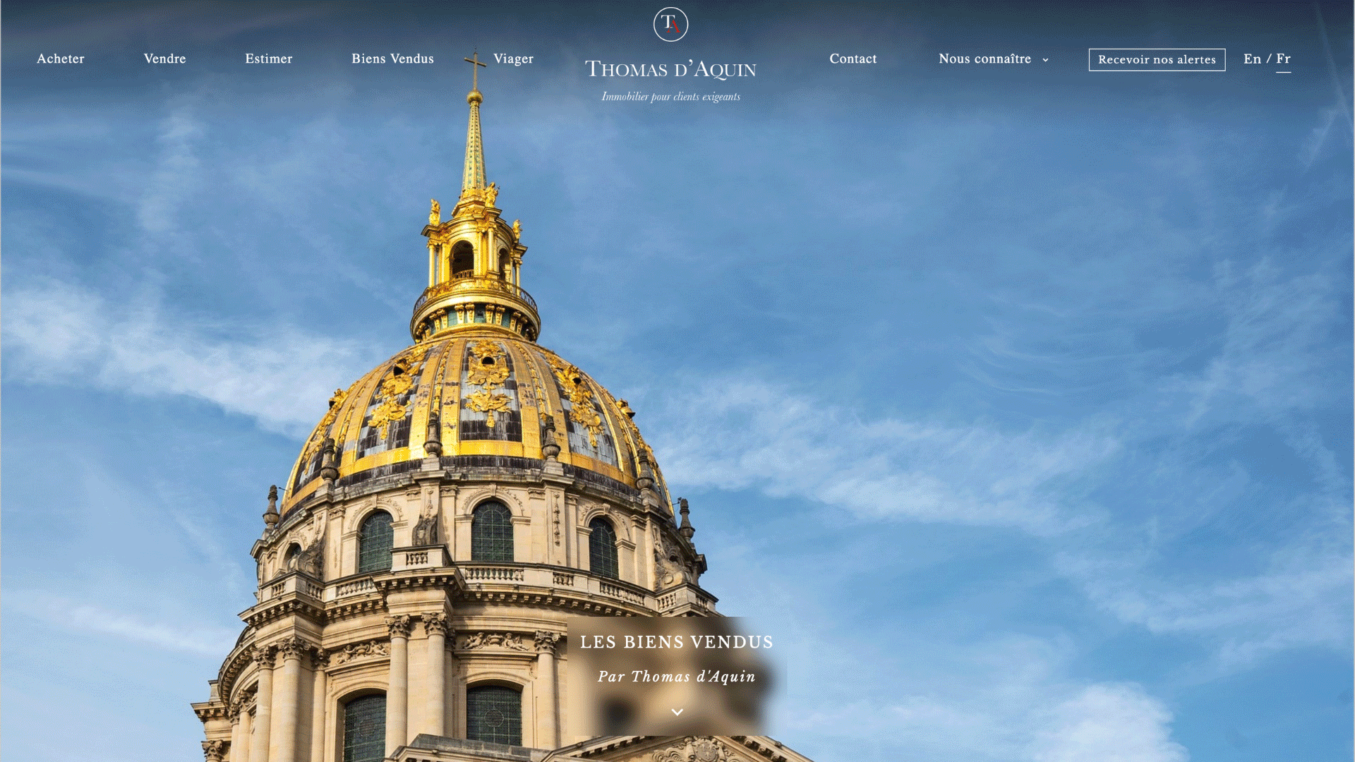 Gif du site internet de Thomas d'Aquin