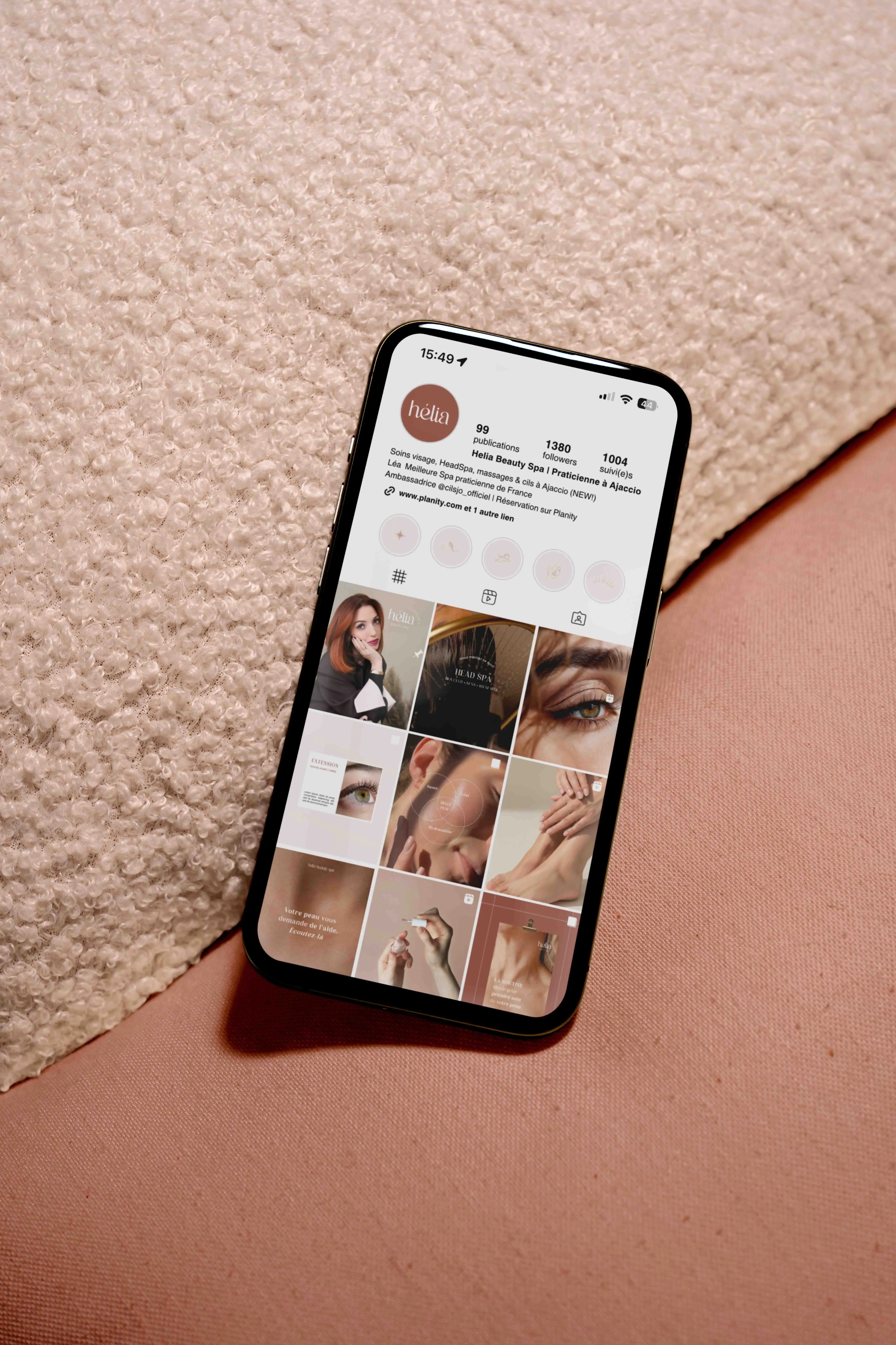 realisation de l'Agence Innova pour Helia Beauty Spa