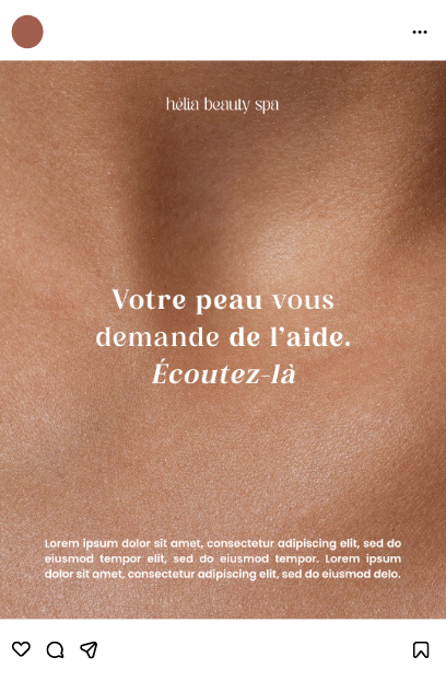 realisation de l'Agence Innova pour Helia Beauty Spa