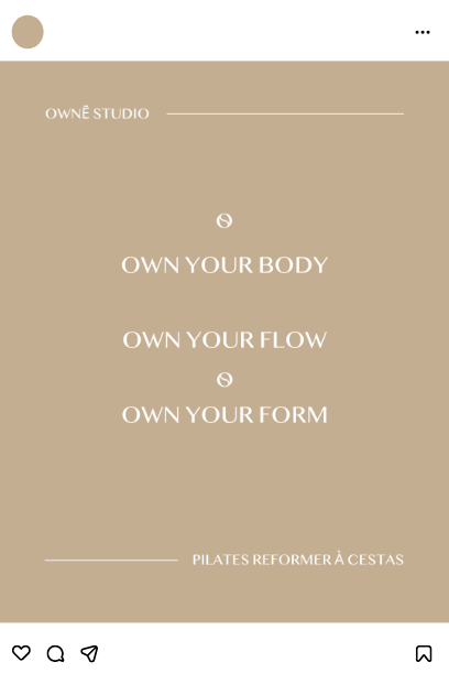 realisation de l'Agence Innova pour OWNĒ Studio