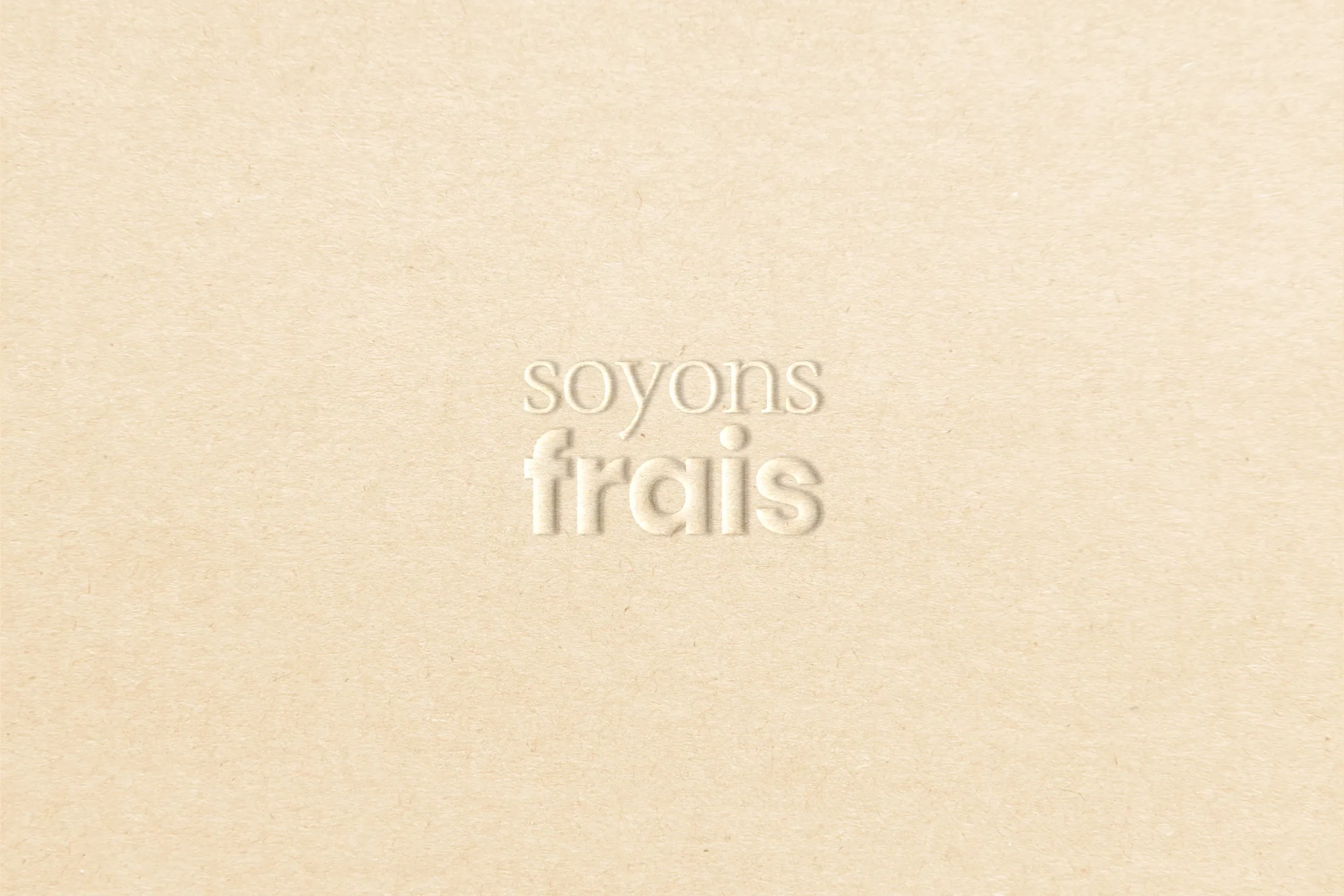 réalisation de l'Agence Innova pour Soyons Frais