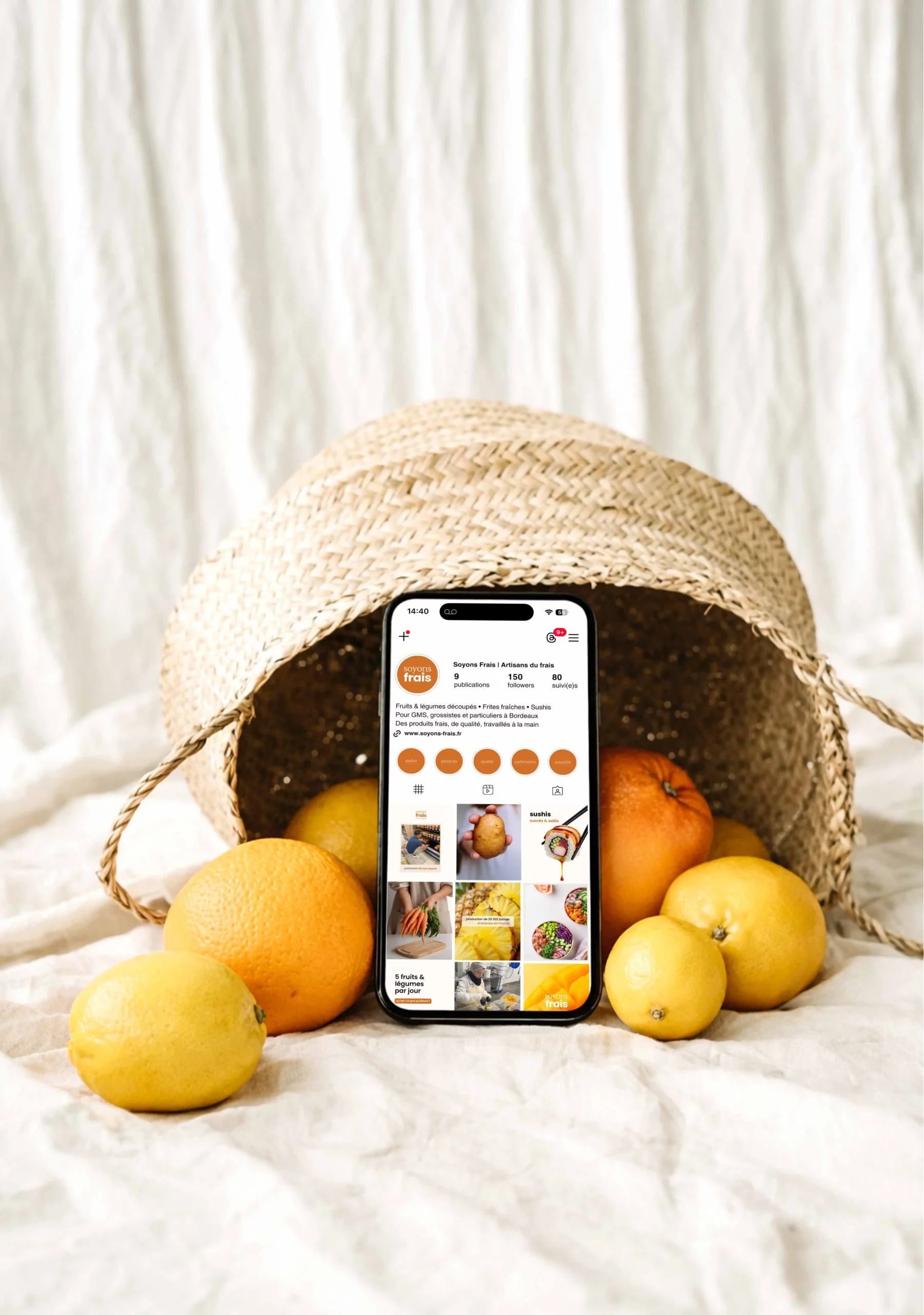 réalisation de l'Agence Innova pour Soyons Frais